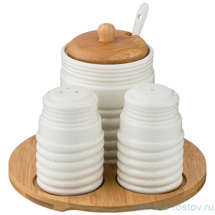 Набор для специй + сахарница 270 мл на подставке &quot;Native&quot; / 209671