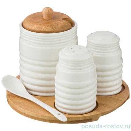 Набор для специй + сахарница 270 мл на подставке &quot;Native&quot; / 209671