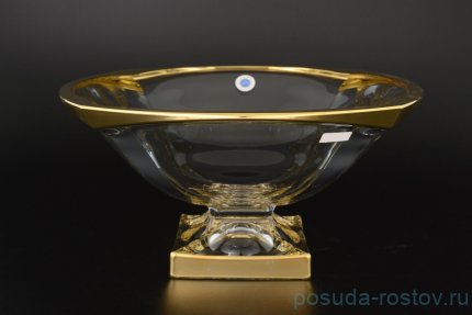 Ваза для фруктов 34 см н/н &quot;Магма /Золотой кант&quot; / 079362