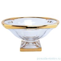 Ваза для фруктов 34 см н/н &quot;Магма /Золотой кант&quot; / 079362