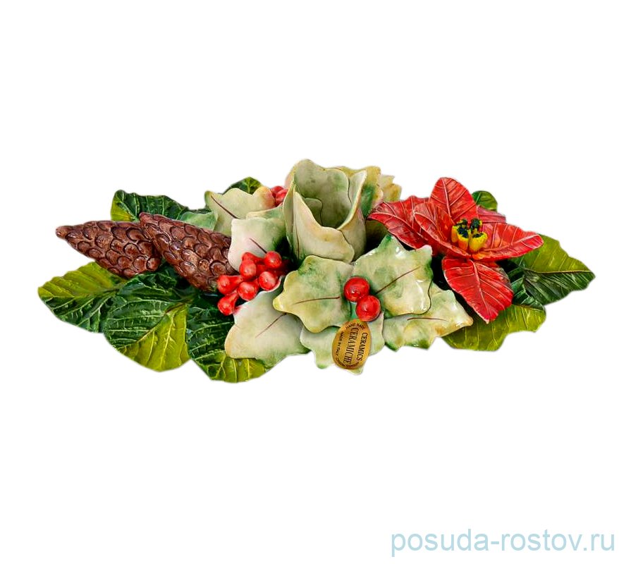 Подсвечник 30 см "Merry Christmas" / 299918