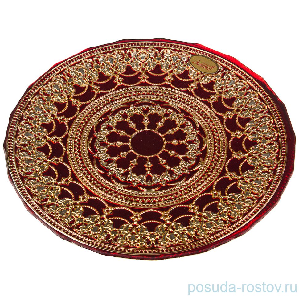 Блюдо 33 см круглое "Рубин" / 269751