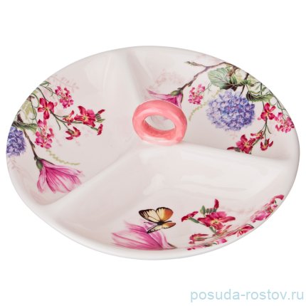 Менажница 22 х 7,5 см с ручкой &quot;Магнолия&quot;  / 190299