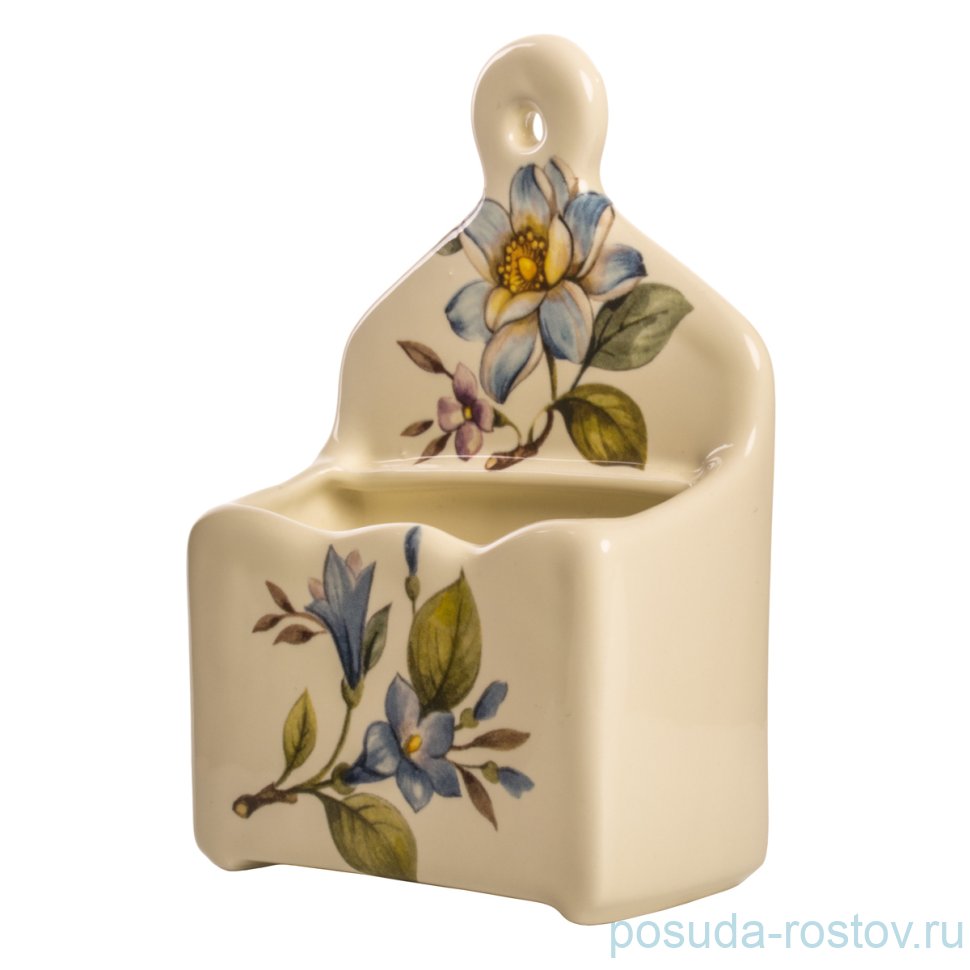 Подставка для спичек 14 см "Artigianato ceramico /Весенние лепестки" / 230421