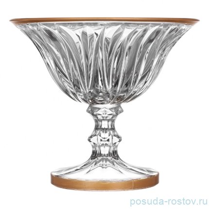 Конфетница 13,5 см &quot;Flame /Матовая полоса&quot; AS Crystal / 276060