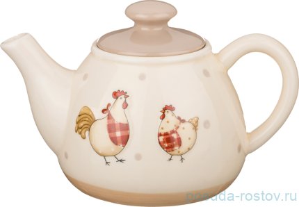 Заварочный чайник 800 мл &quot;сельский домик&quot; / 186619