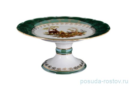 Тортница 25 см н/н &quot;Корона /Охота зелёная&quot; / 091646