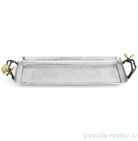 Поднос 44 х 18 см прямоугольный с ручками &quot;Butterfly Ginkgo&quot; / 374480