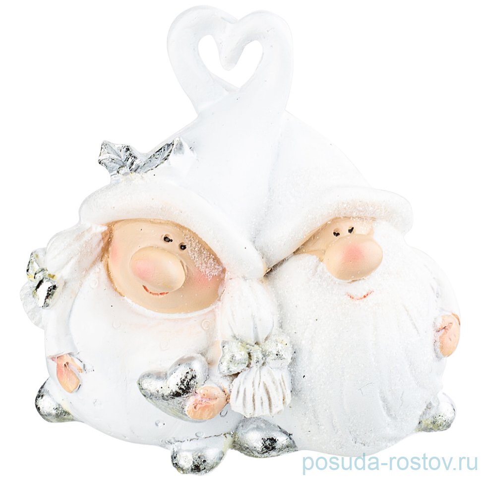 Фигурка 8,5 х 5,5 х 8,5 см "Гномы" /белые / 270475