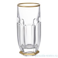 Стаканы для воды 300 мл 6 шт &quot;Сафари /Отводка золотом&quot; AS Crystal / 212492
