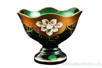 Конфетница 16 см н/н &quot;Лепка зеленая /волна&quot; / 096874