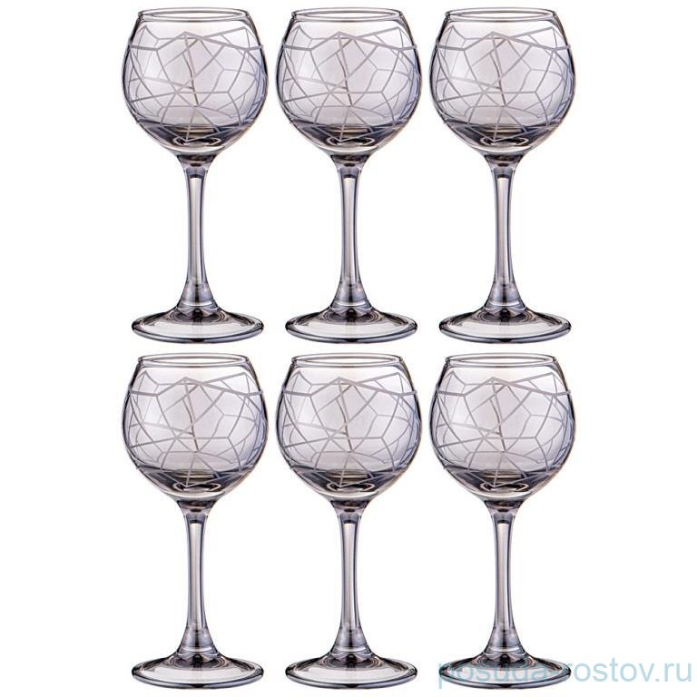 Рюмки 85 мл 6 шт "Графика /Графит" / 355050 Рюмки 85 мл 6 шт "Графика /Графит" / 355050