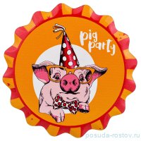 Подставка под горячее 11 см &quot;Pig Party&quot; / 188091