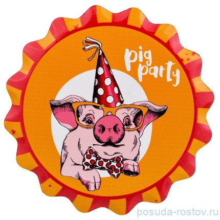 Подставка под горячее 11 см &quot;Pig Party&quot; / 188091