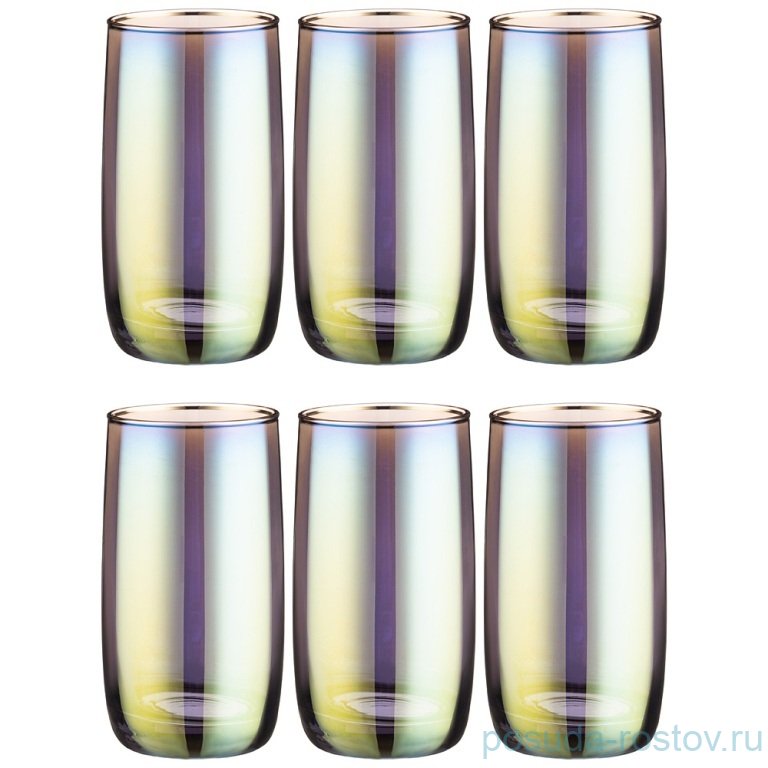Стаканы для воды 330 мл 6 шт "Танзанит" / 279788