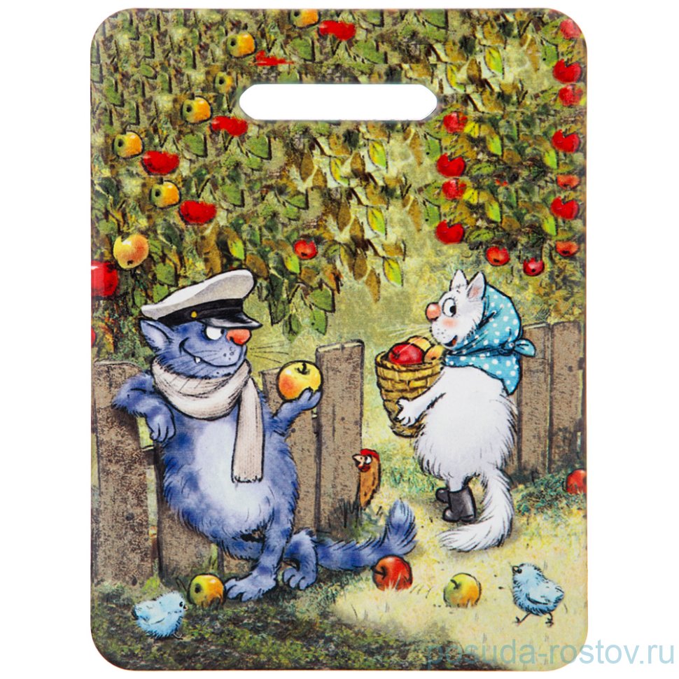 Подставка под горячее 15 х 20 см "Blue cats" / 225594