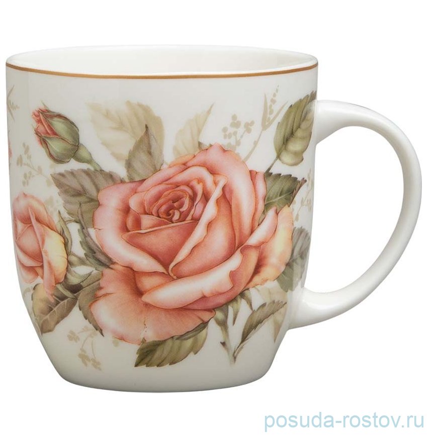 Кружка 370 мл "Корейская роза" / 378228 Кружка 370 мл "Корейская роза" / 378228