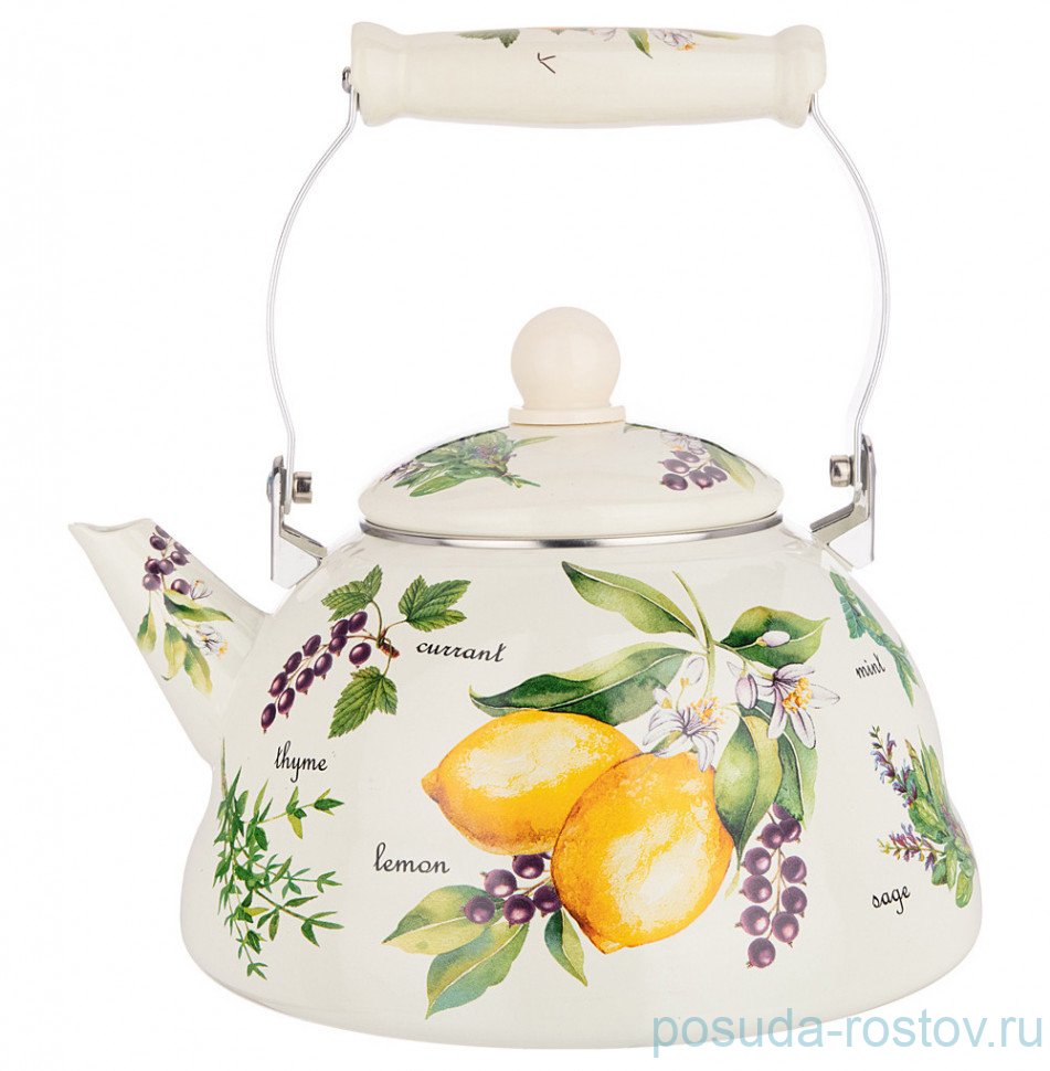 Чайник 3 л эмалированный "секретные ингредиенты" / 270661