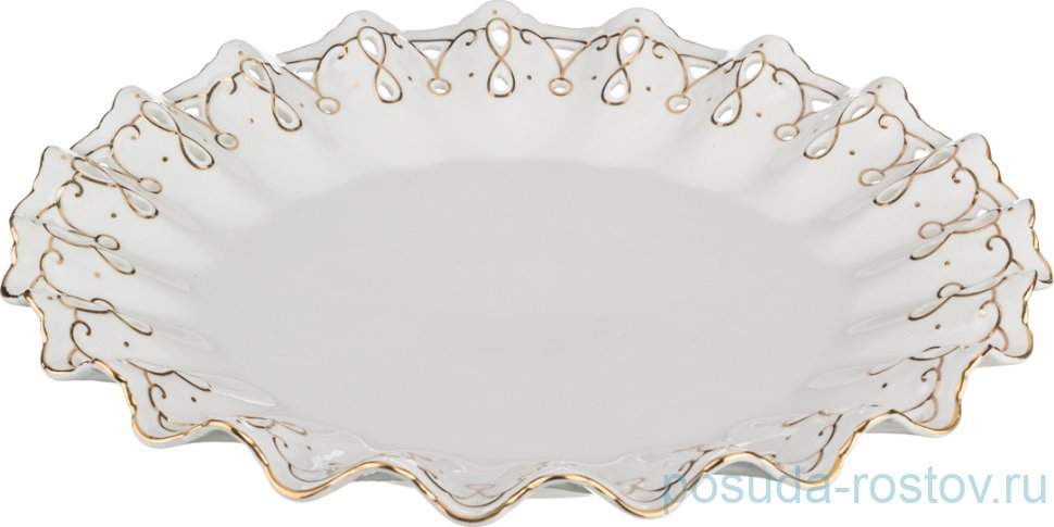 Блюдо 36 х 4 см круглое "Лаура /Золото" (подарочная упаковка) / 194566 Блюдо 36 х 4 см круглое "Лаура /Золото" (подарочная упаковка) / 194566