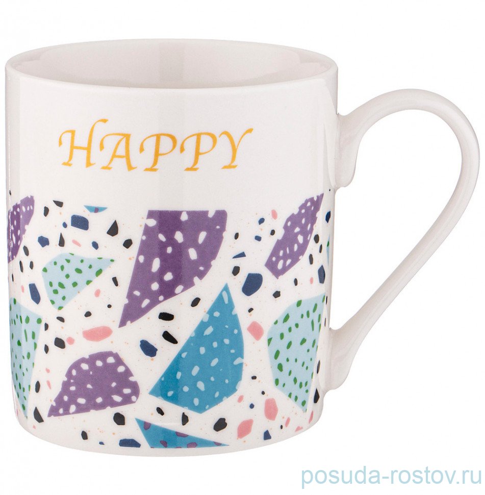 Кружка 400 мл "Мозаика /Happy" / 329240