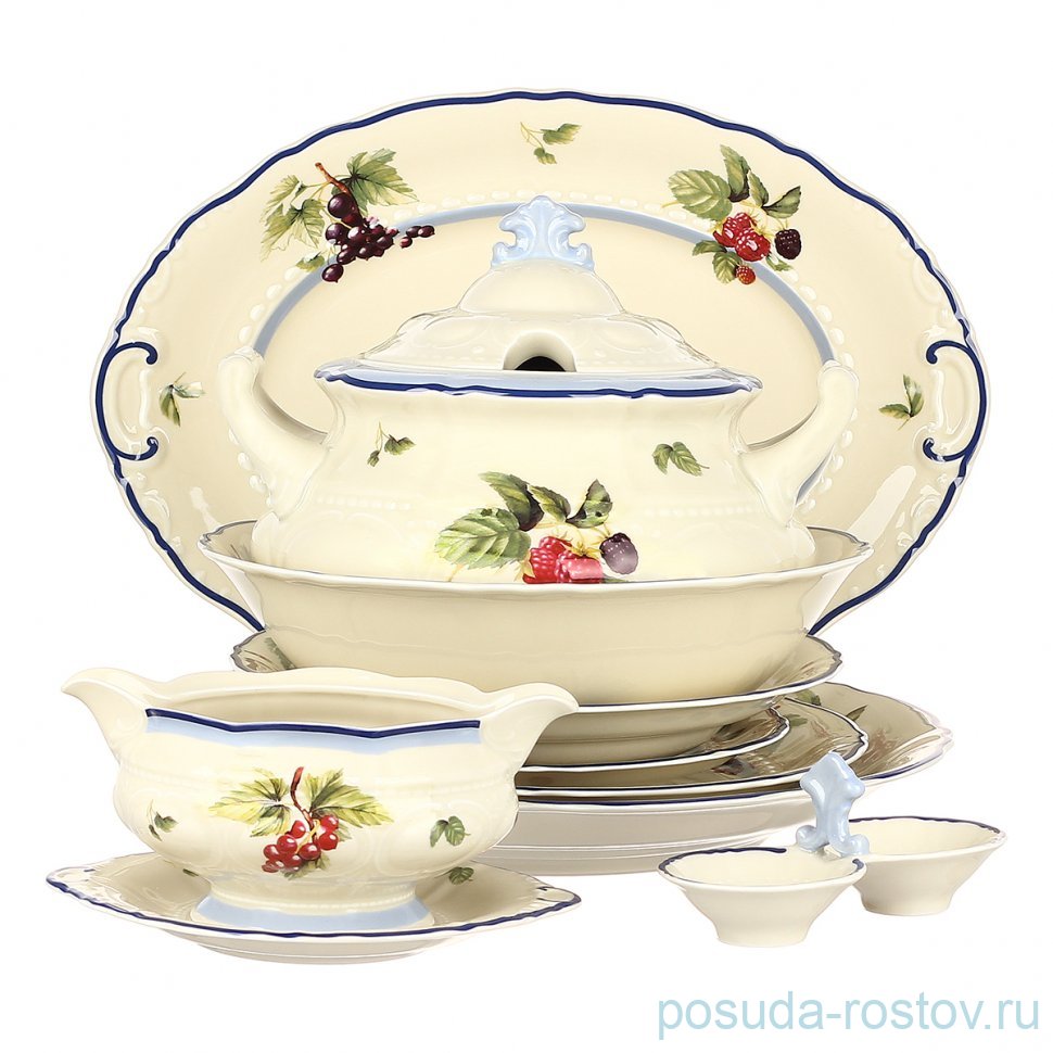 Столовый сервиз на 6 персон 25 предметов "Соната /Ягодная /СК" / 349670 Столовый сервиз на 6 персон 25 предметов "Соната /Ягодная /СК" / 349670