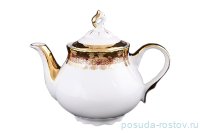 Заварочный чайник 1,2 л &quot;Констанция /Малиновая полоса с золотом&quot; / 058306