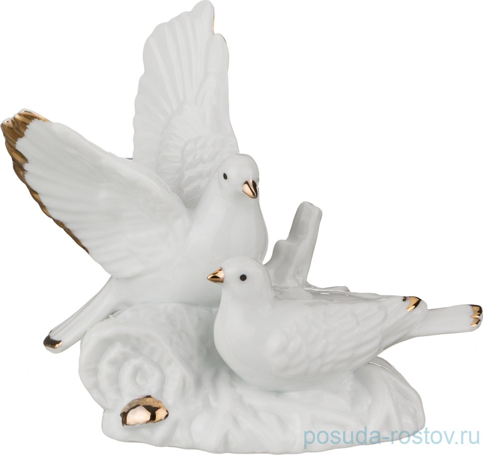 Фигурка 9 х 8 х 10 см "Голуби" / 263819