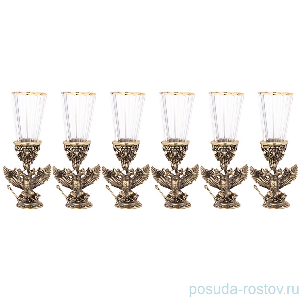 Рюмки 50 мл 6 шт "гербовый №1" / 268914