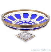 Ваза для фруктов 33 см н/н &quot;Антик /Синий /золото&quot; / 376030