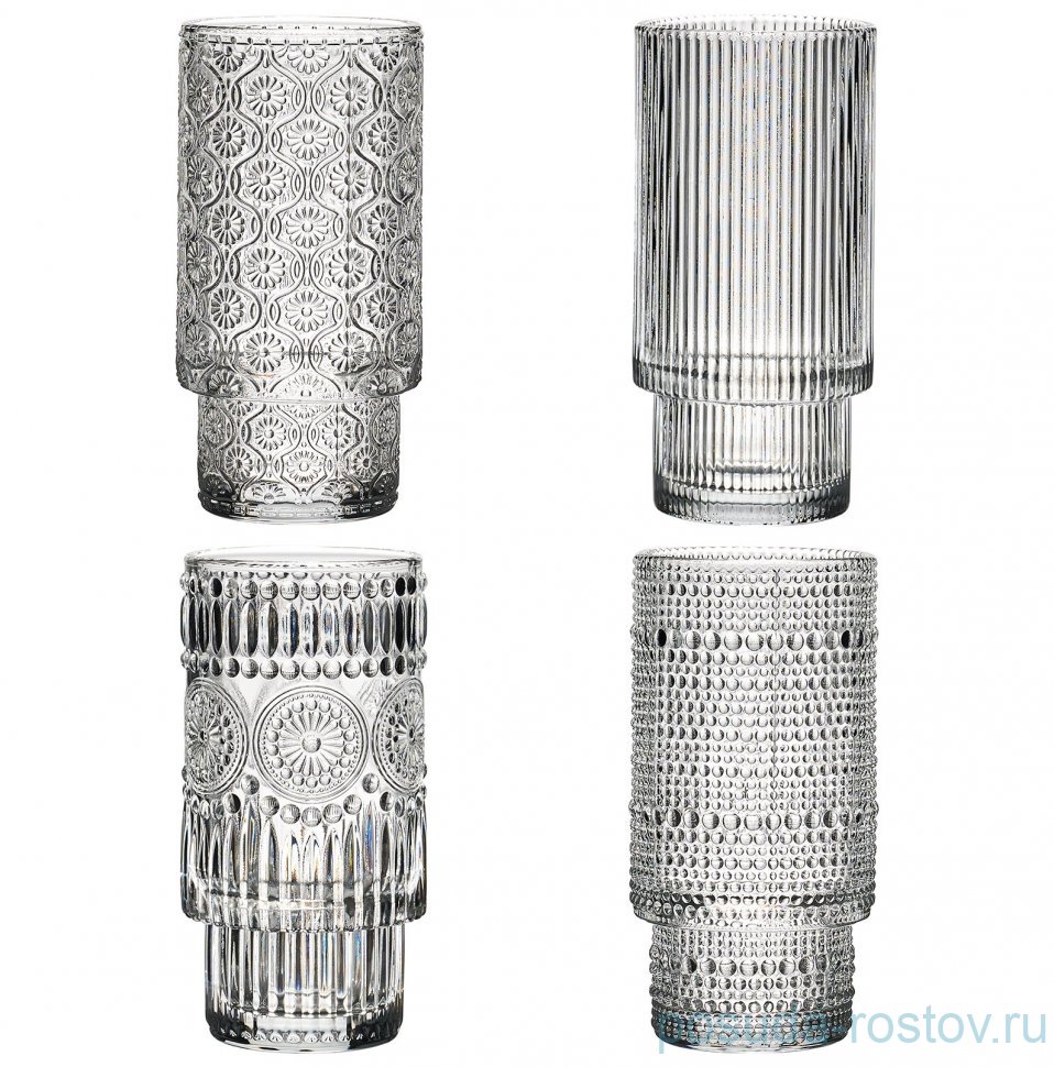 Стаканы для воды 320 мл 4 шт  / 378918