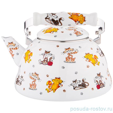Чайник 3 л эмалированный &quot;Весёлые друзья&quot; / 235333