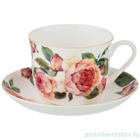 Чайная пара 500 мл 1 шт белая &quot;Винтаж&quot; / 202734