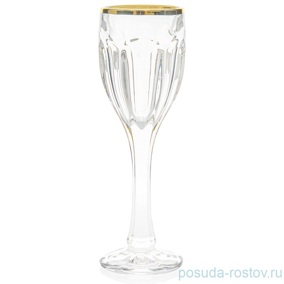 Рюмки 50 мл 6 шт "Сафари /Отводка золото" AS Crystal / 232678