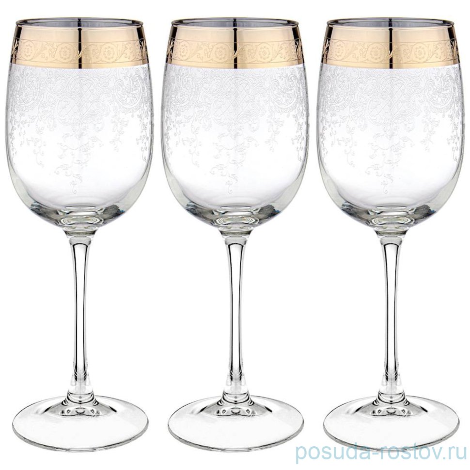 Бокалы для красного вина 300 мл 3 шт "Ренессанс" / 276342 Бокалы для красного вина 300 мл 3 шт "Ренессанс" / 276342
