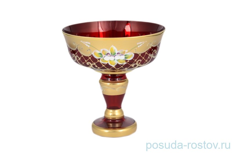 Конфетница 15 см н/н "Лепка красная /6444" B-L / 096958