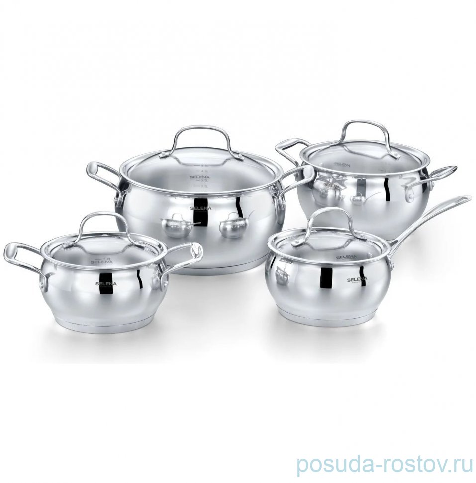 Набор кастрюль 8 предметов "Garda" / 366126