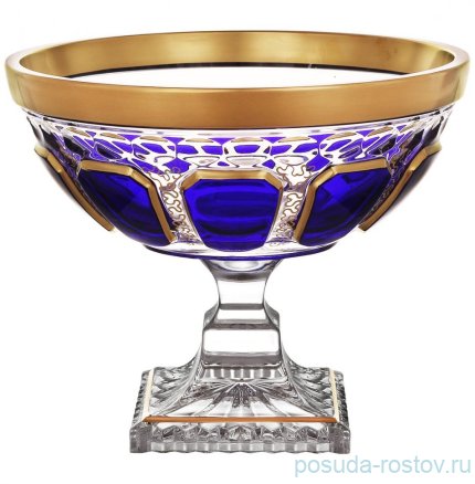 Ваза для конфет 21 см н/н &quot;Антик /Синий /золото&quot; / 262885