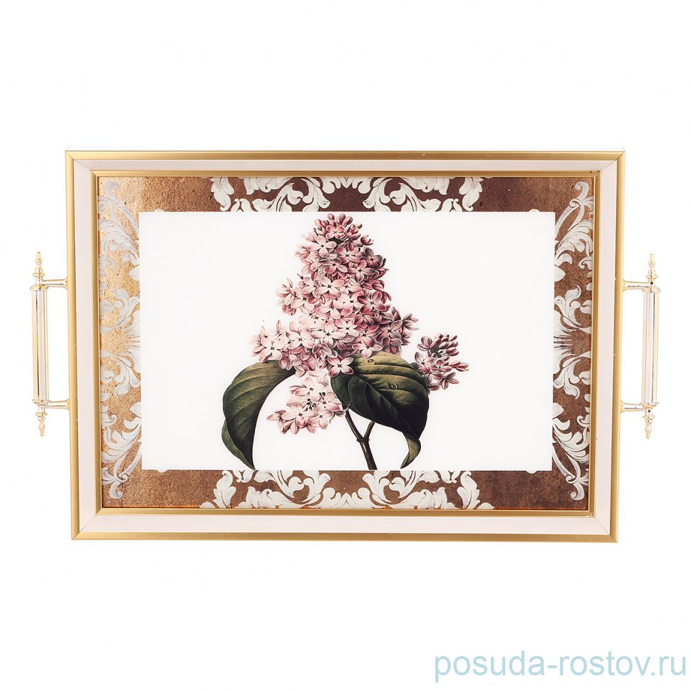 Поднос 31 х 43 см прямоугольный с ручками "Dementia Koleksiyon" / 341559 Поднос 31 х 43 см прямоугольный с ручками "Dementia Koleksiyon" / 341559