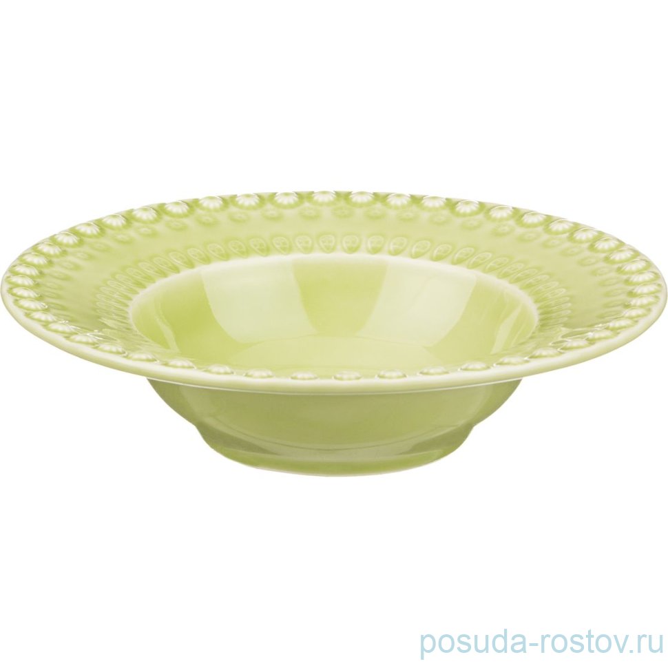 Салатник 21,5 см "Фантазия /Зеленая"  / 170439