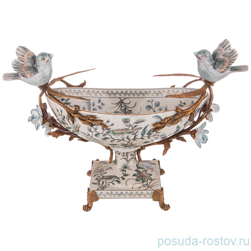 Конфетница 41 х 46 х 16 см н/н "Птицы" / 270558