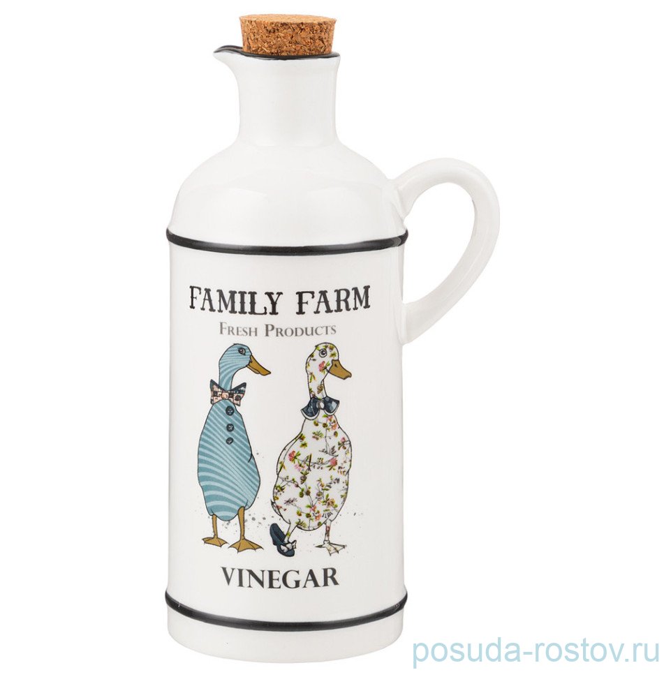 Бутылка для масла 430 мл 18 см "Family farm" / 282082 Бутылка для масла 430 мл 18 см "Family farm" / 282082