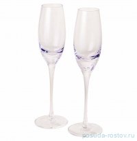Бокалы для шампанского 200 мл 2 шт &quot;Bubles purple&quot; / 343548