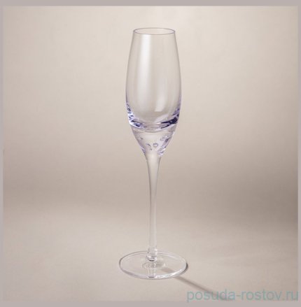 Бокалы для шампанского 200 мл 2 шт &quot;Bubles purple&quot; / 343548