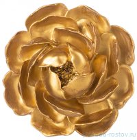 Декоративное изделие 15,5 х 15,5 х 5,5 см &quot;пион золотой&quot; / 286768