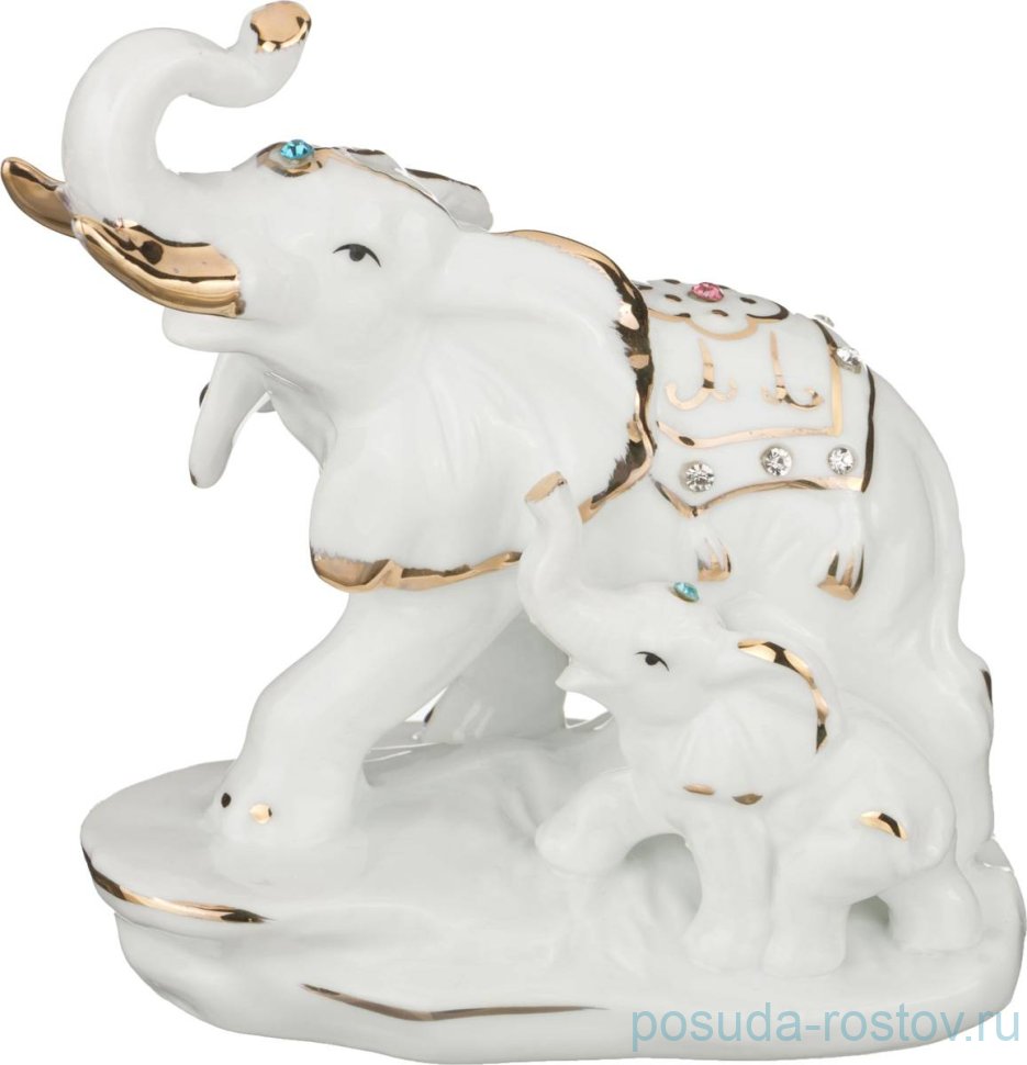 Фигурка 12 х 7 х 12 см "Слон со слоненком" / 197377 Фигурка 12 х 7 х 12 см "Слон со слоненком" / 197377