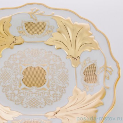 Блюдо 31 см круглое &quot;Ютта&quot; &quot;Веймар /Симфония /Золотая&quot; / 053826