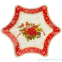 Блюдо 25 см Звезда &quot;Рождественская сказка&quot; / 331875