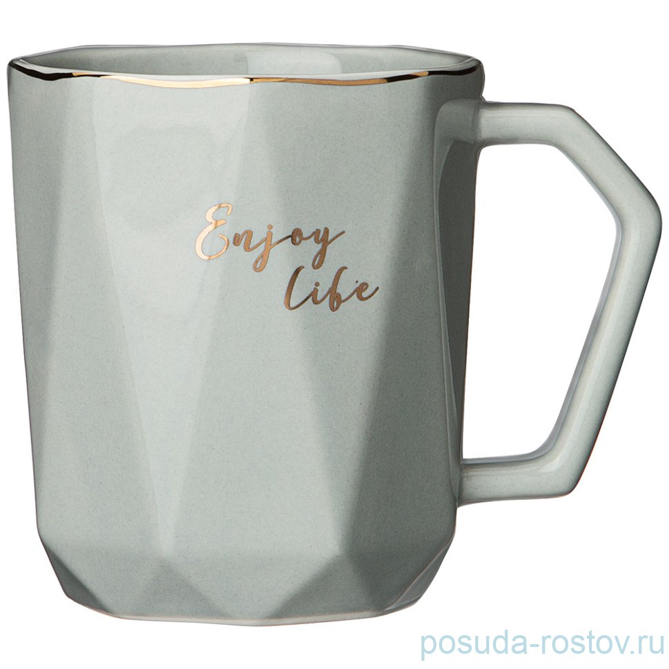 Кружка 350 мл серая "opaque" / 260048