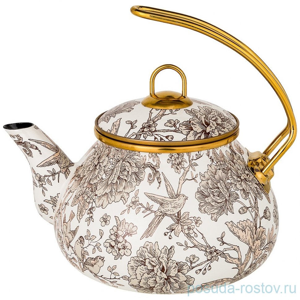 Чайник 2,2 л эмалированный "Agness /Винтаж /Королевский сад" / 196398 Чайник 2,2 л эмалированный "Agness /Винтаж /Королевский сад" / 196398