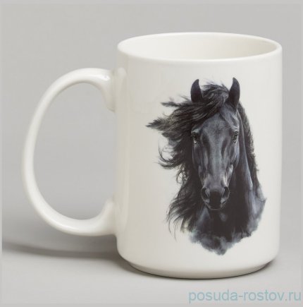 Кружка 500 мл 13,8 х 8,7 х 11,7 см &quot;Лошадь&quot; / 378424
